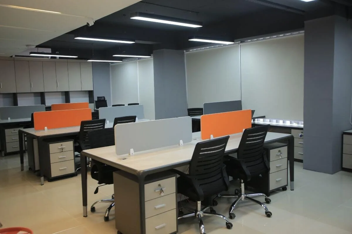 modern office workspace