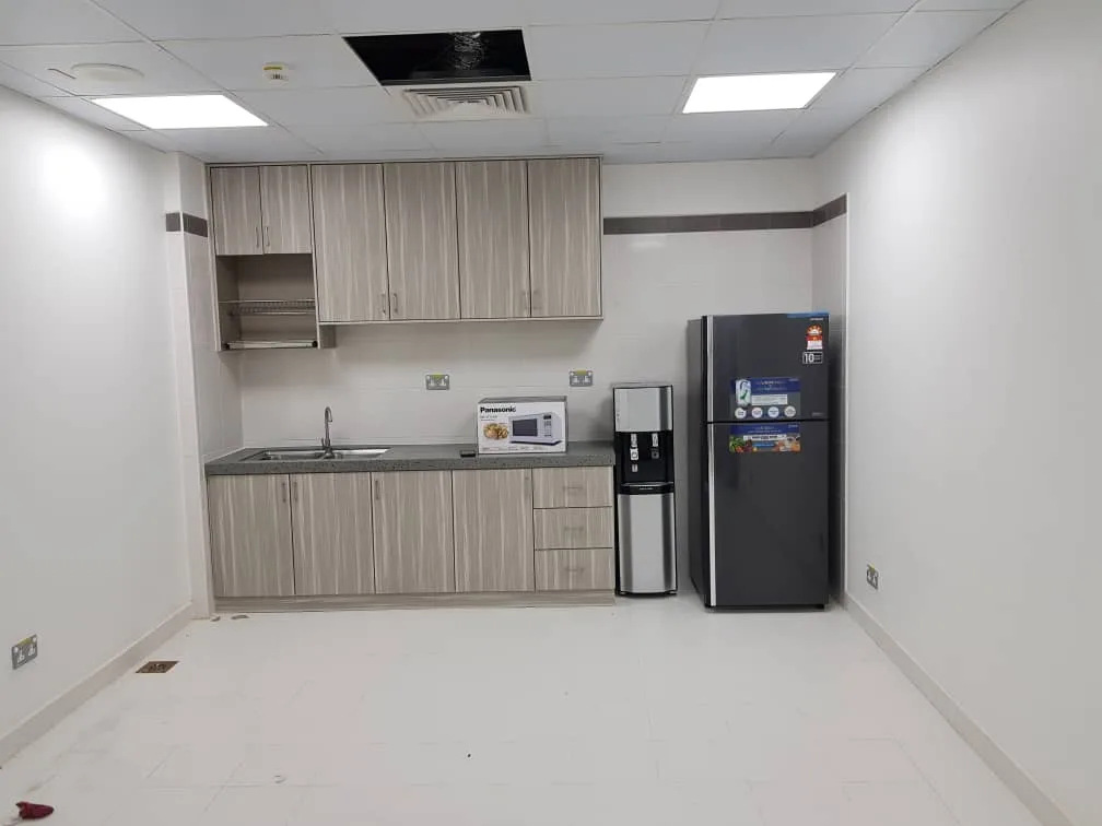 pantry setup in a new office